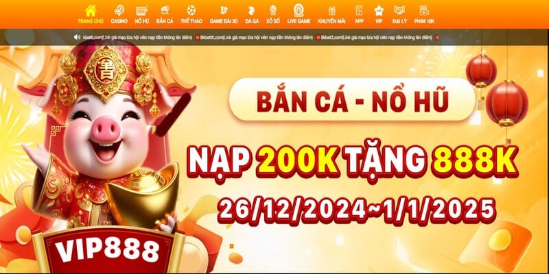 điều kiện tham gia nạp tiền 200K tặng thưởng 888K