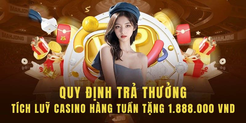 Nội dung ưu đãi tích luỹ khi chơi casino 8KBET